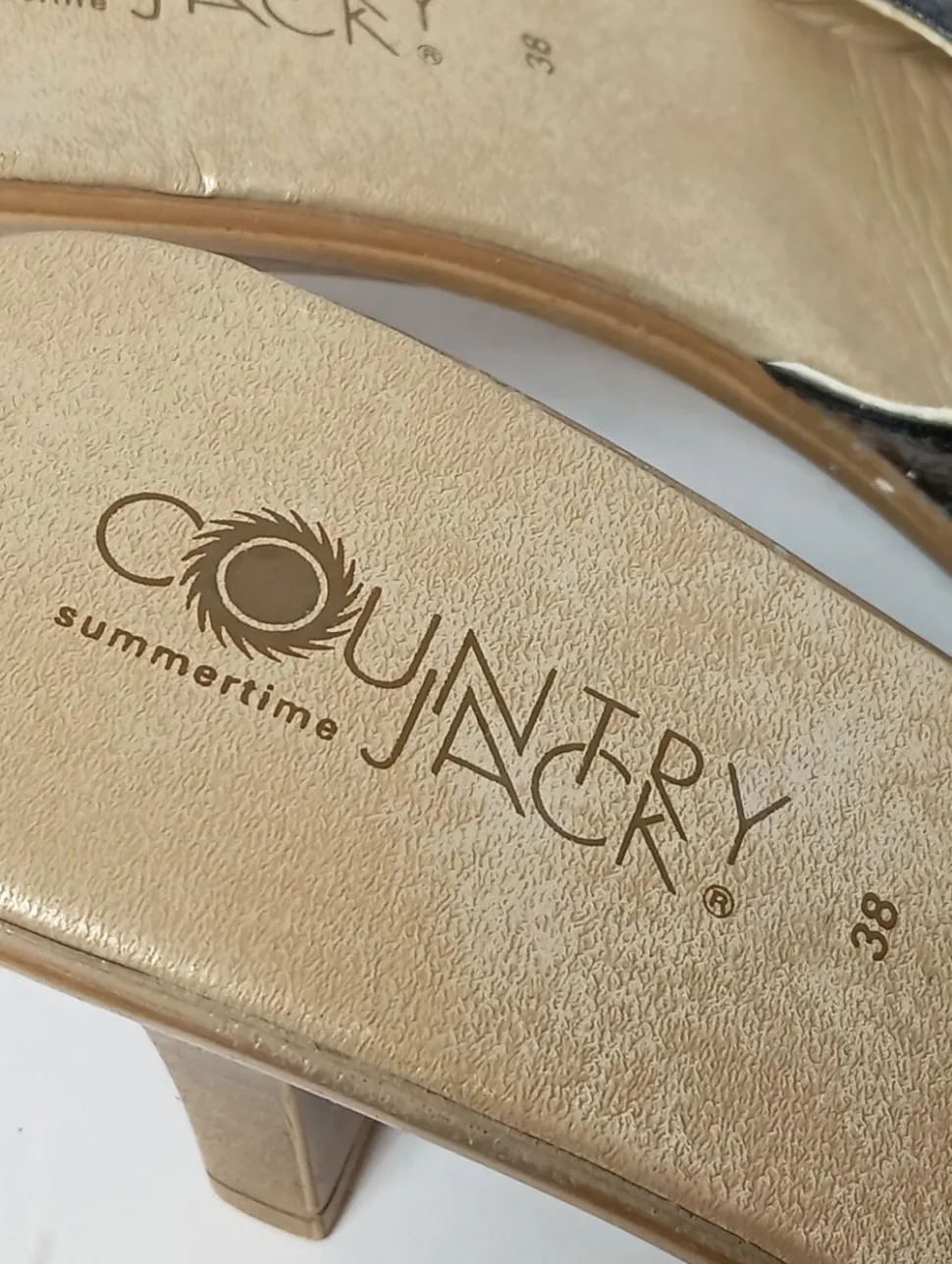 Absatz Pantoletten Größe 38