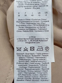 Übergangsmantel Größe 36