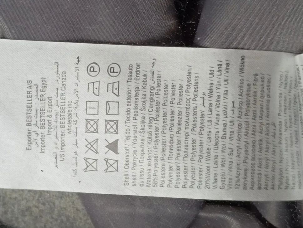 Übergangsmantel Größe 34