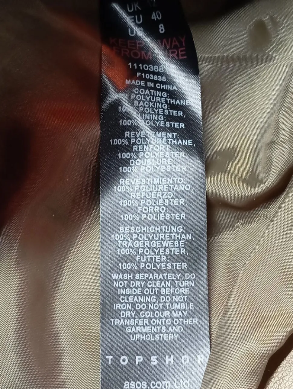 Bikerweste Größe 40