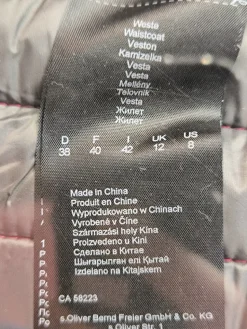 Daunenweste Größe 38