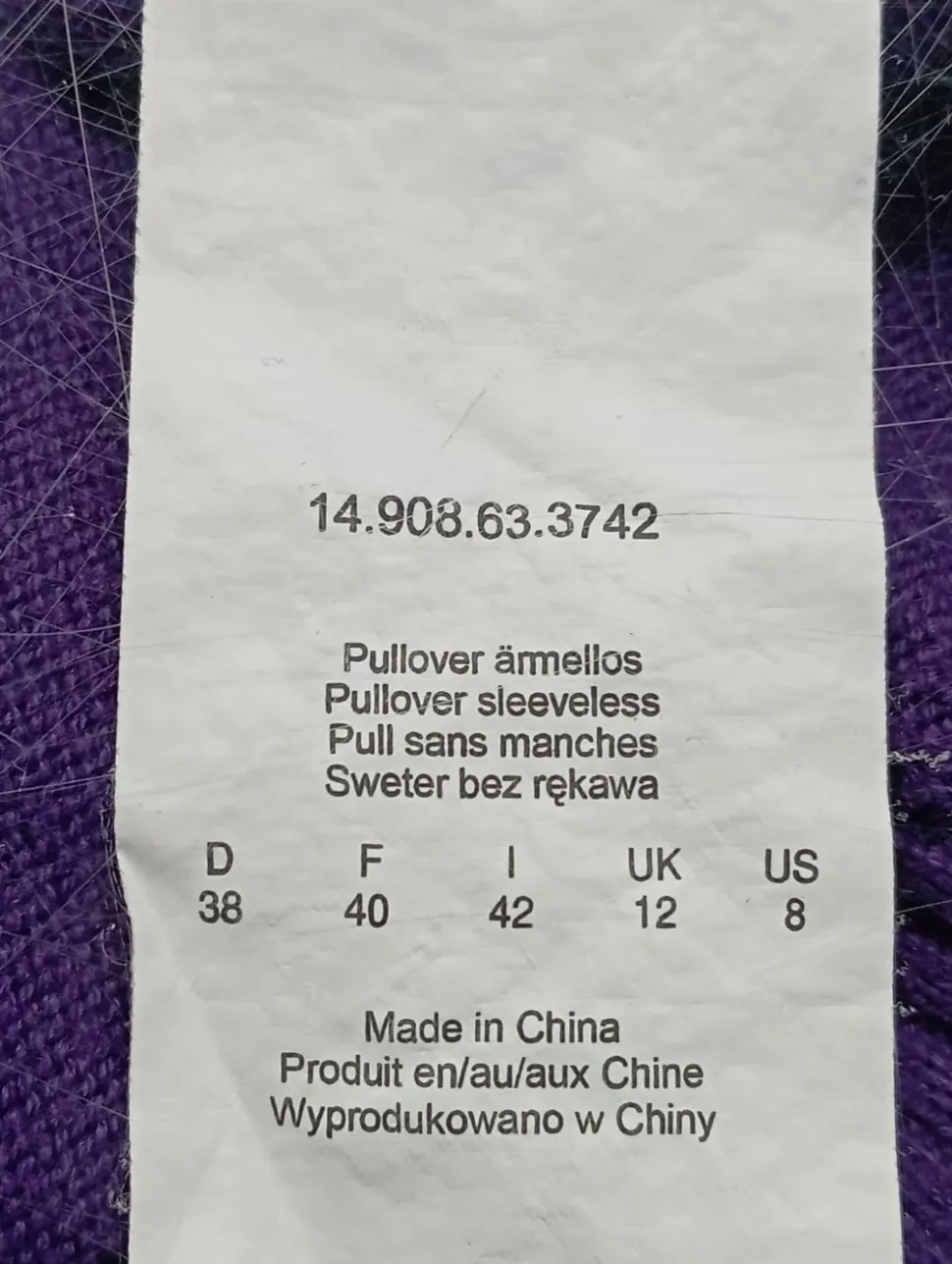 Feinstrickpullunder Größe 38