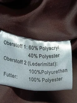 Fellweste Größe 38