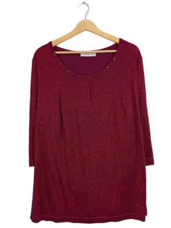 Glanzbluse Größe 48