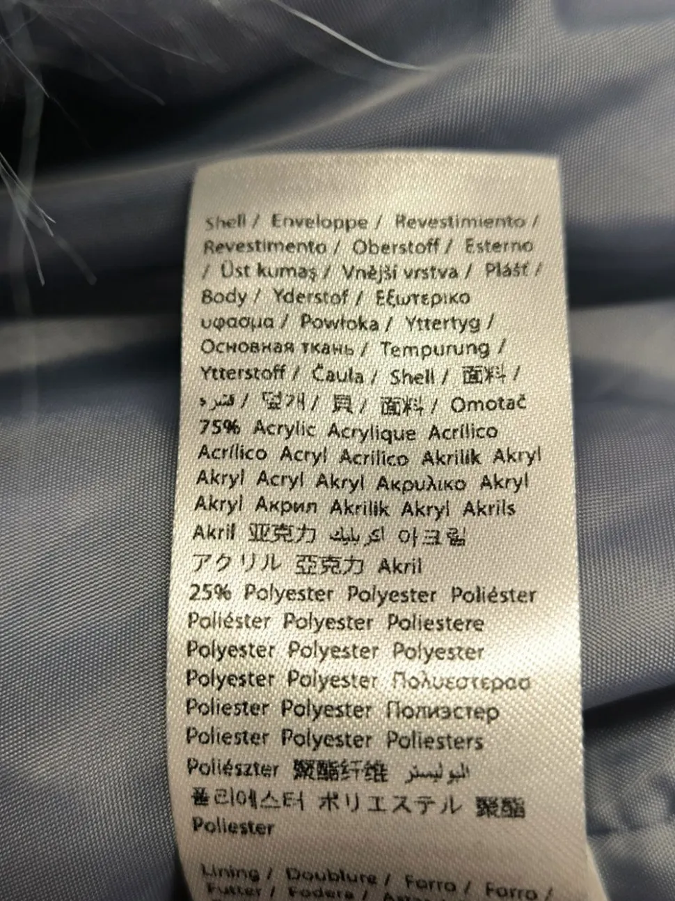 Kunstfellmantel Größe 36