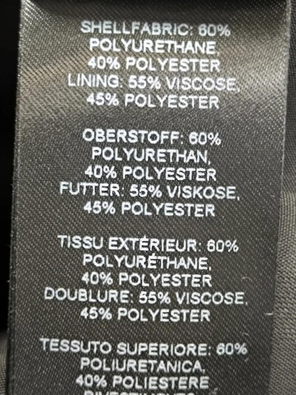 Kunstlederrock Größe 36