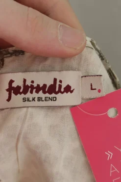 Kurzarm-Bluse Größe 40