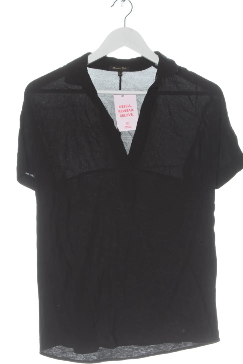 Kurzarm-Bluse Größe 34