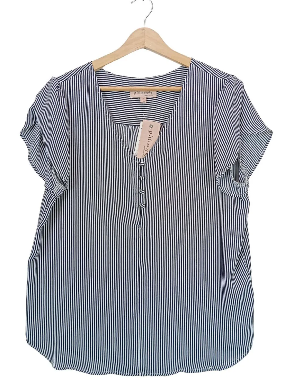 Kurzarm-Bluse Größe 38