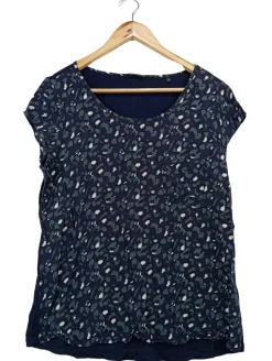 Kurzarm-Bluse Größe 42