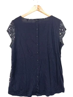 Kurzarm-Bluse Größe 42