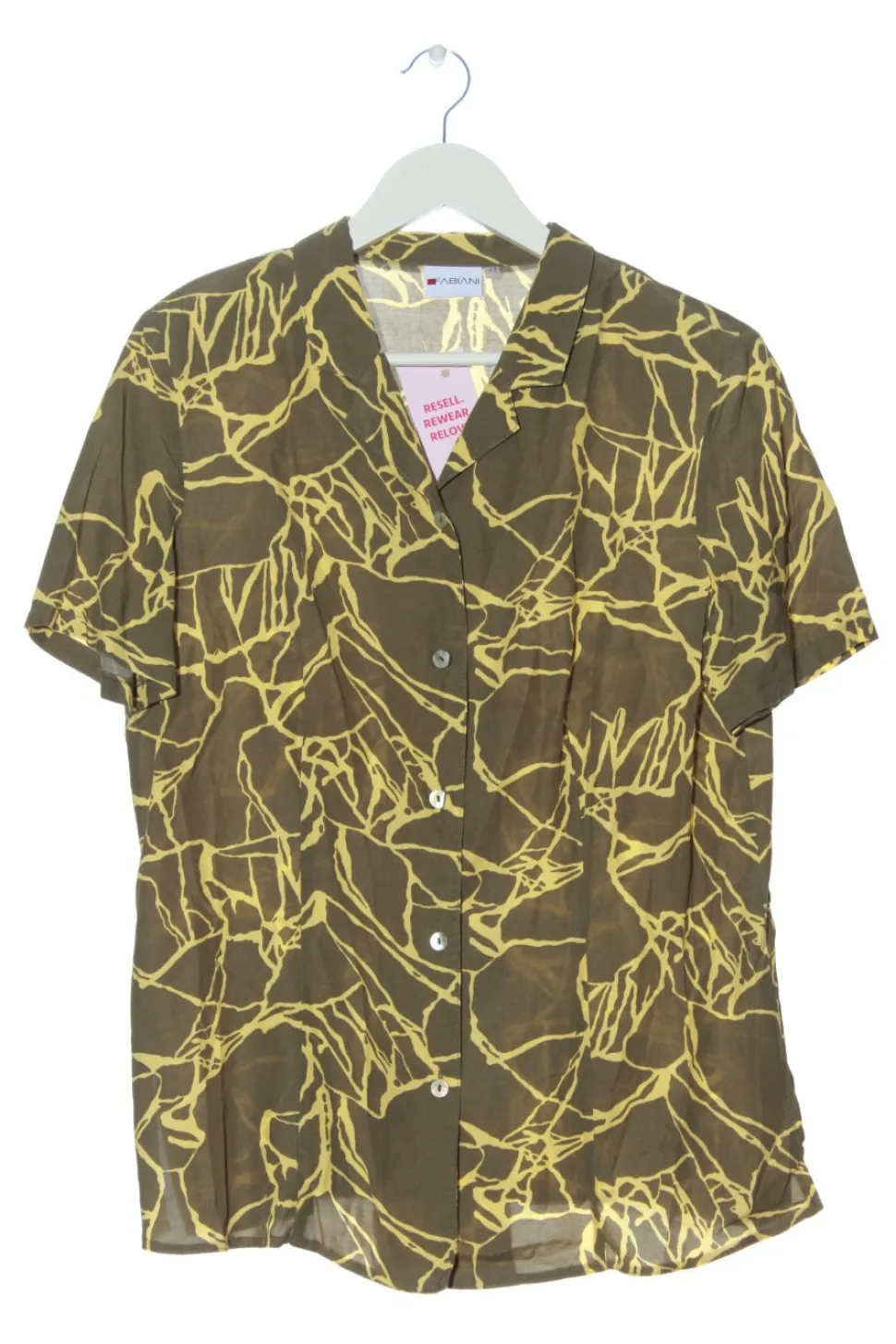 Kurzarm-Bluse Größe 42