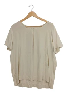 Kurzarm-Bluse Größe 46