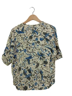 Kurzarm-Bluse Größe 42