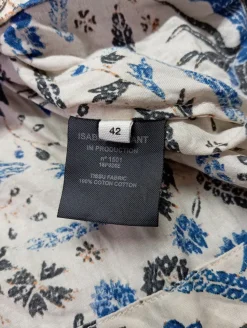 Kurzarm-Bluse Größe 42