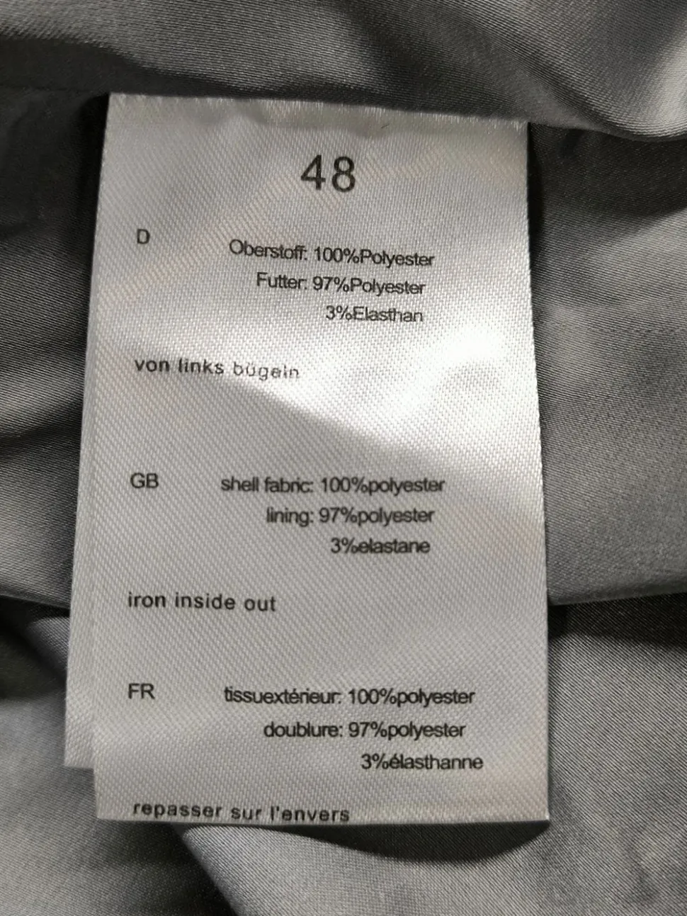 Kurzmantel Größe 48