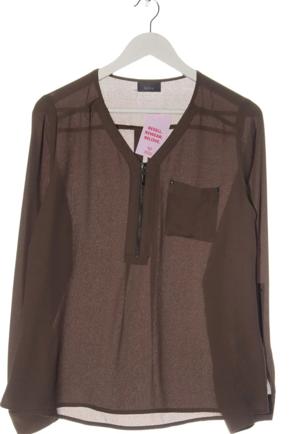 Langarm-Bluse Größe 38