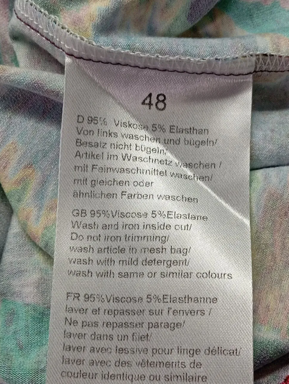 Langarm-Bluse Größe 48