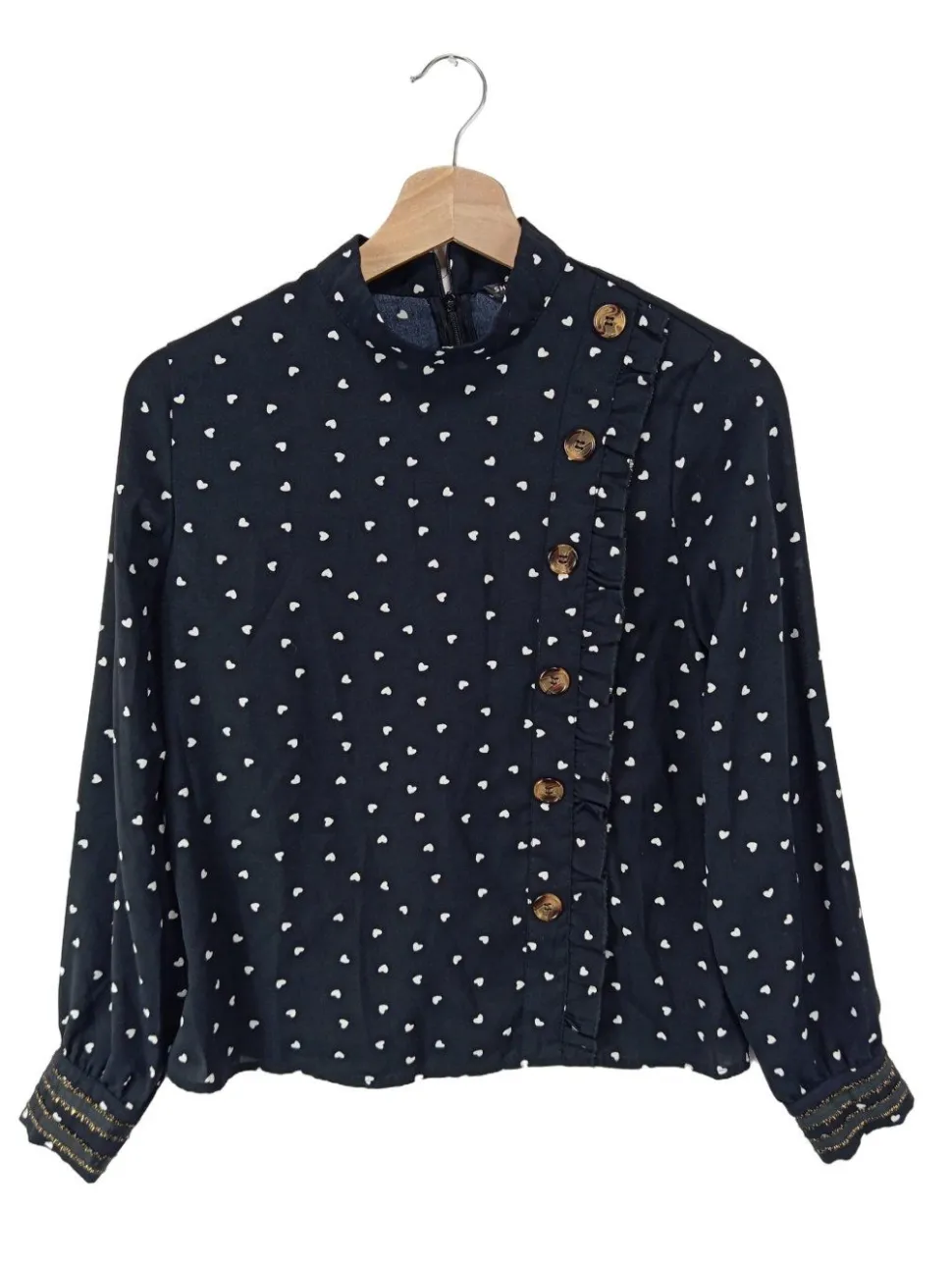 Langarm-Bluse Größe 34