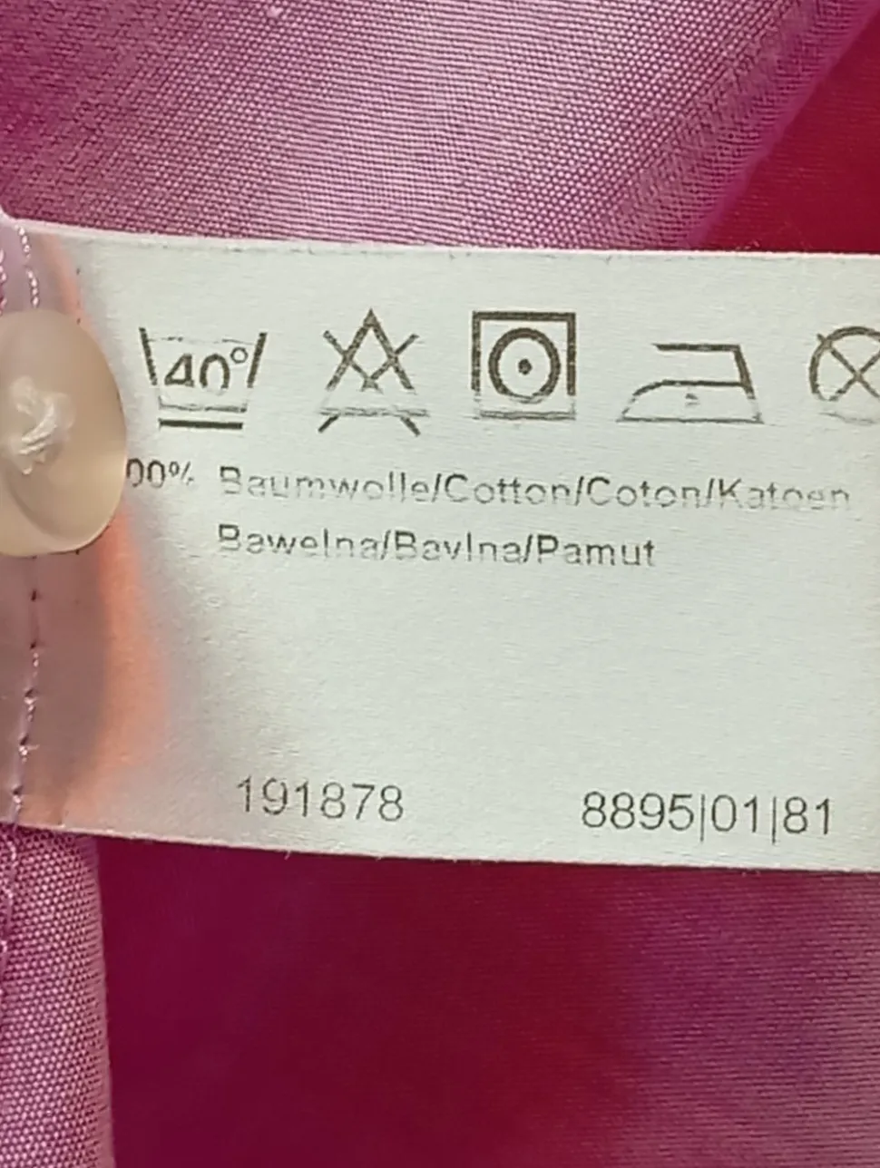 Langarmhemd Größe 40