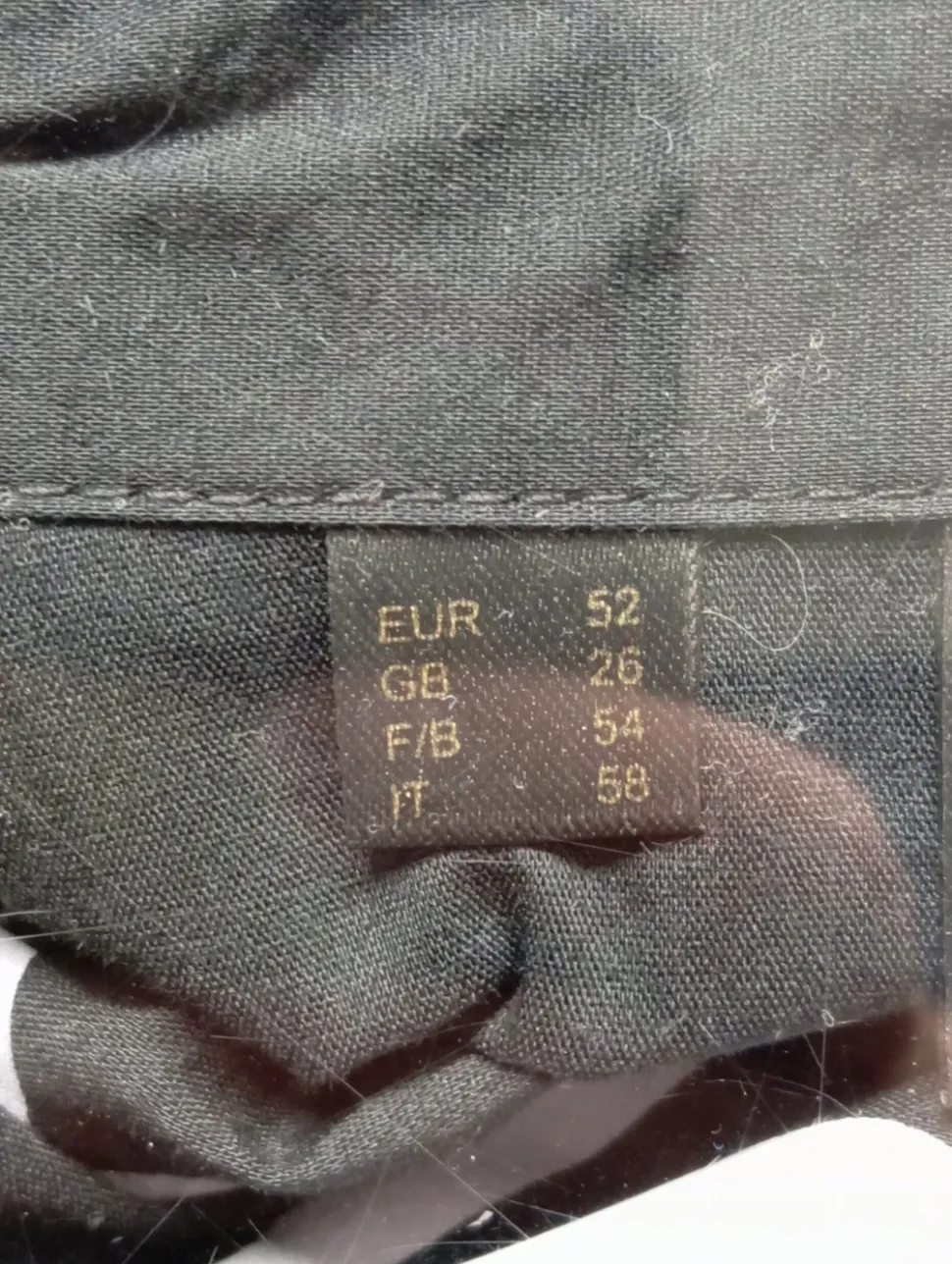 Langarmhemd Größe 52