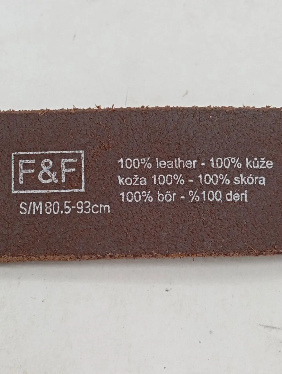 Ledergürtel Größe 80