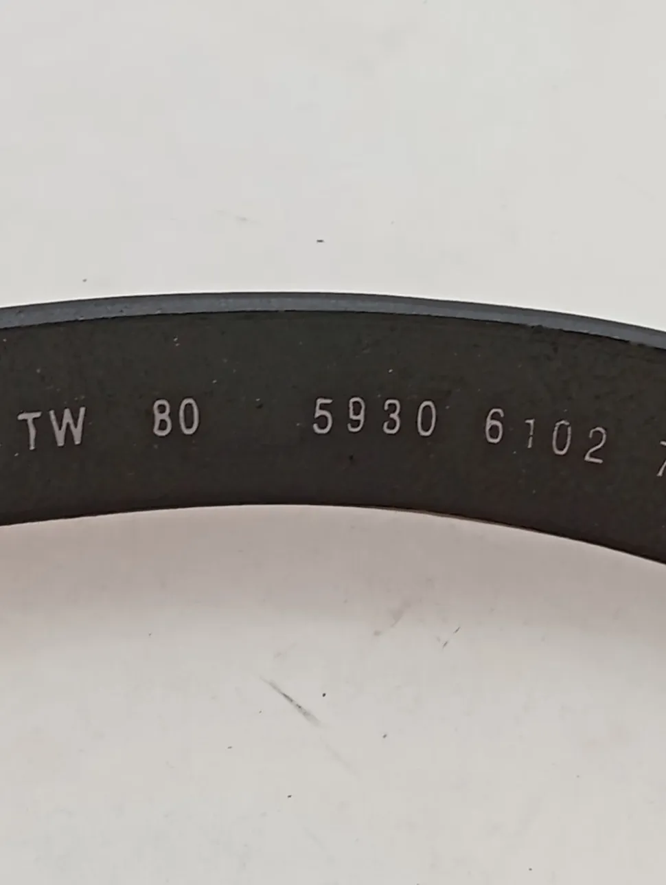 Ledergürtel Größe 80