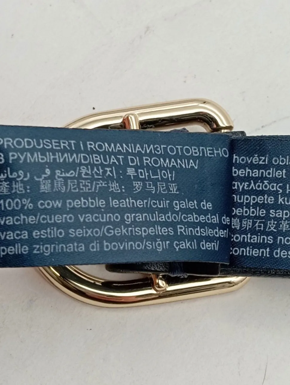 Ledergürtel Größe 80