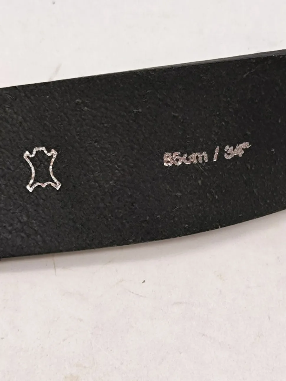 Ledergürtel Größe 85