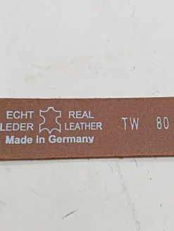 Ledergürtel Größe 80