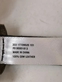 Ledergürtel Größe 80