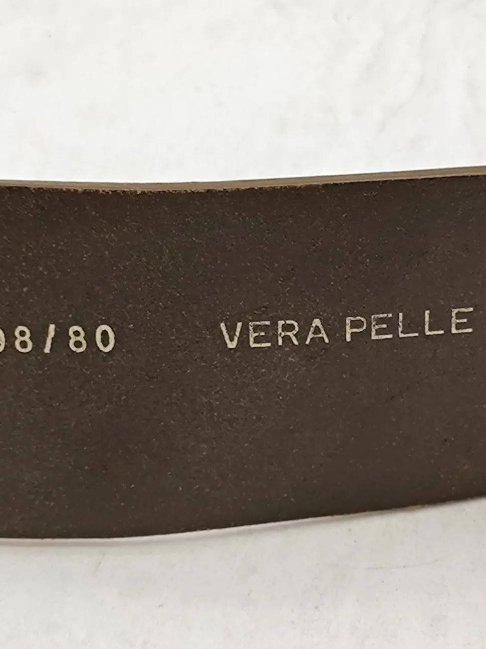 Ledergürtel Größe 80