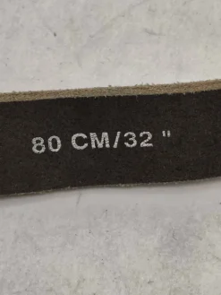 Ledergürtel Größe 80