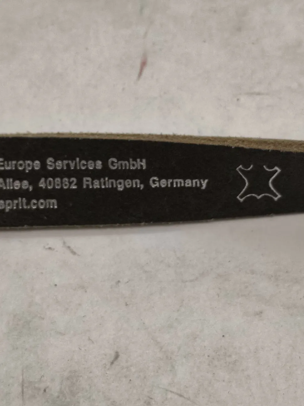 Ledergürtel Größe 80