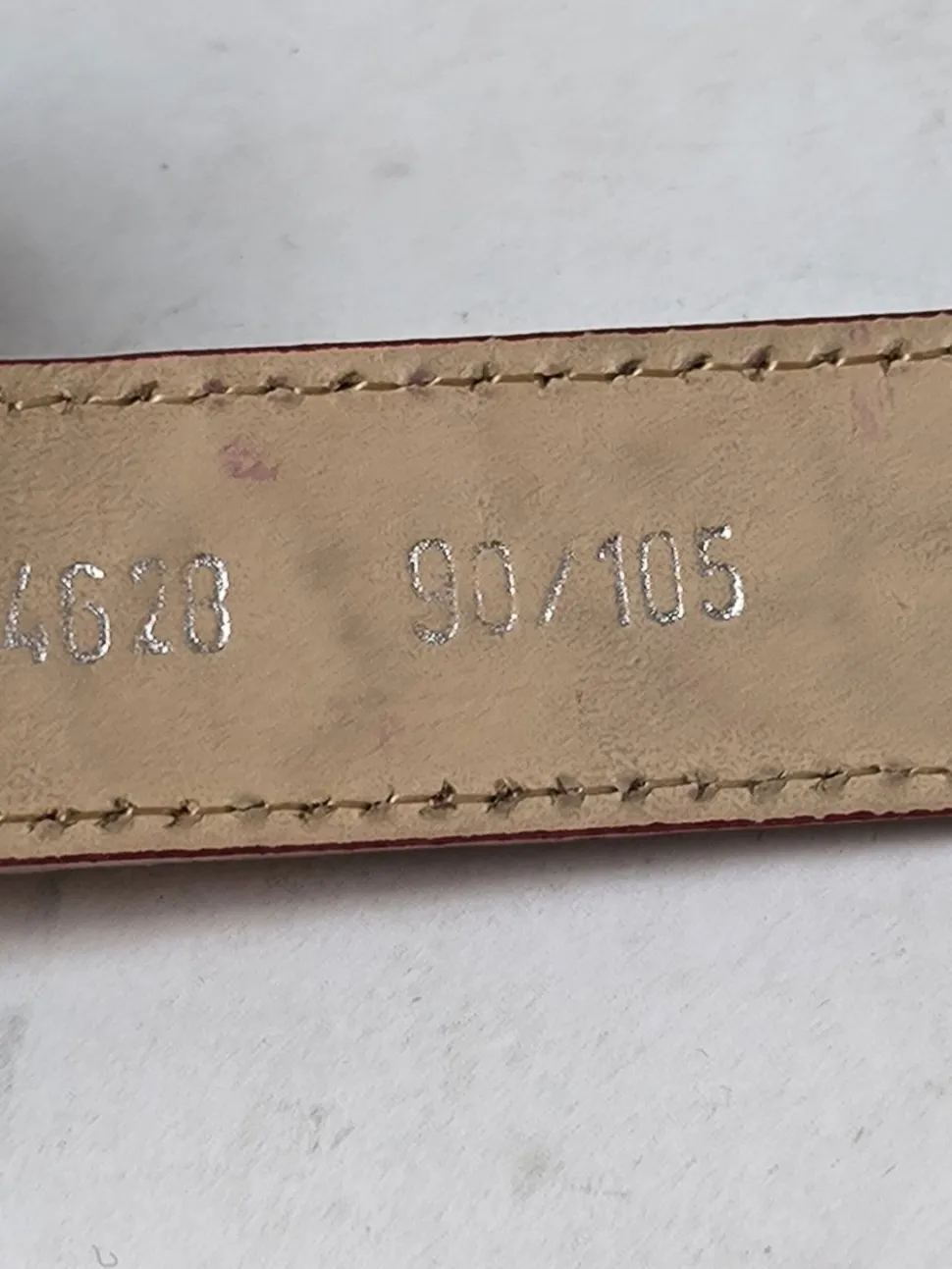 Ledergürtel Größe 90