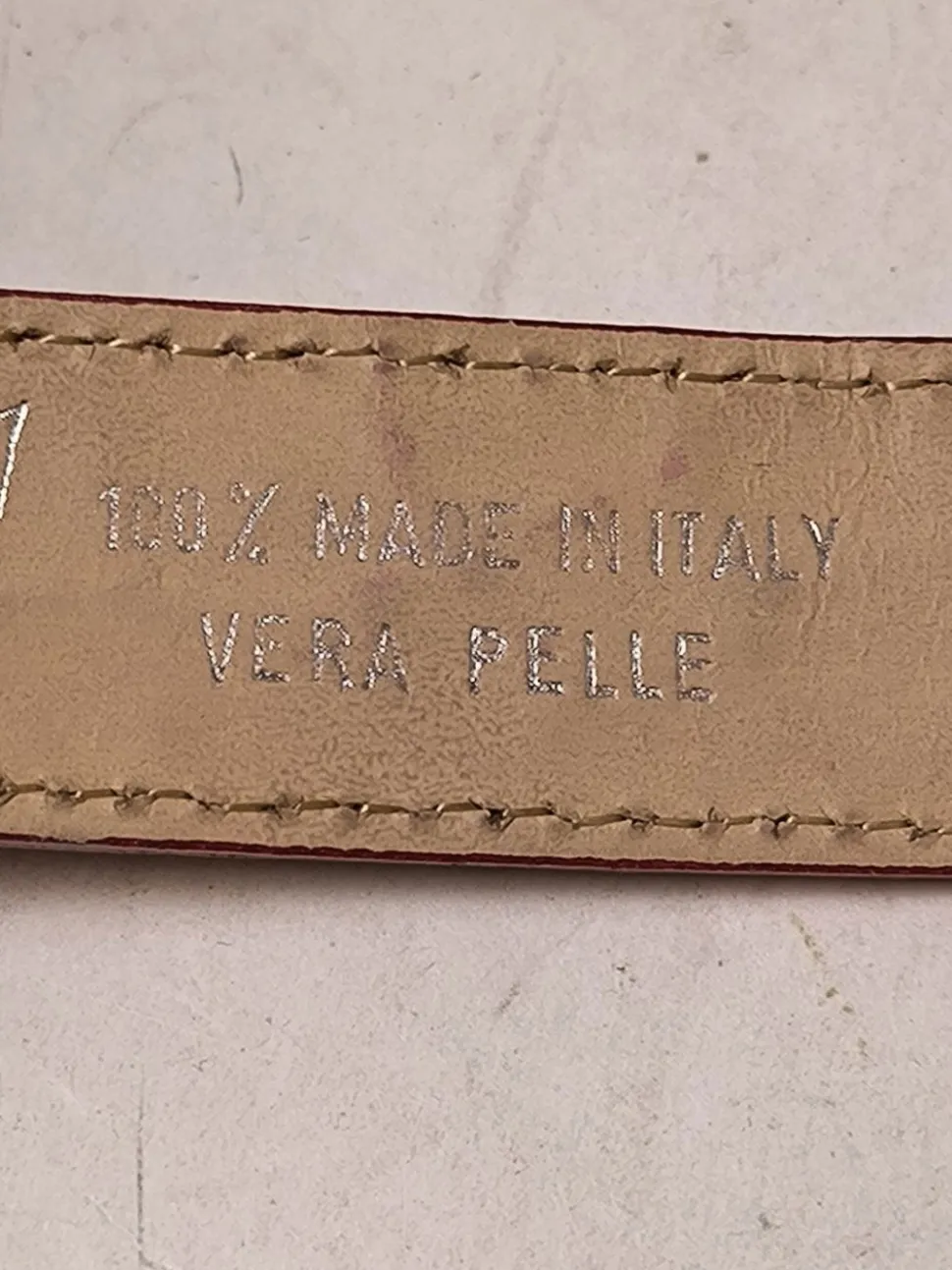 Ledergürtel Größe 90