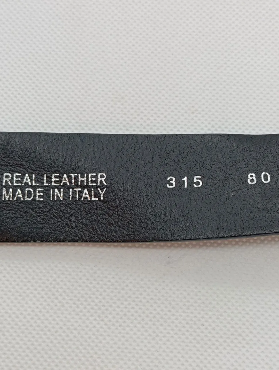 Ledergürtel Größe 80