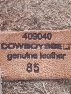 Ledergürtel Größe 85