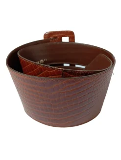 Lederimitatgürtel Größe 80