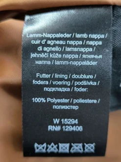 Ledermantel Größe 36