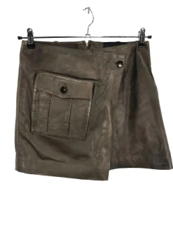 Lederrock Größe 36