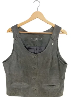 Lederweste Größe 42