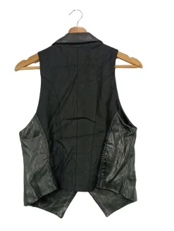 Lederweste Größe 38