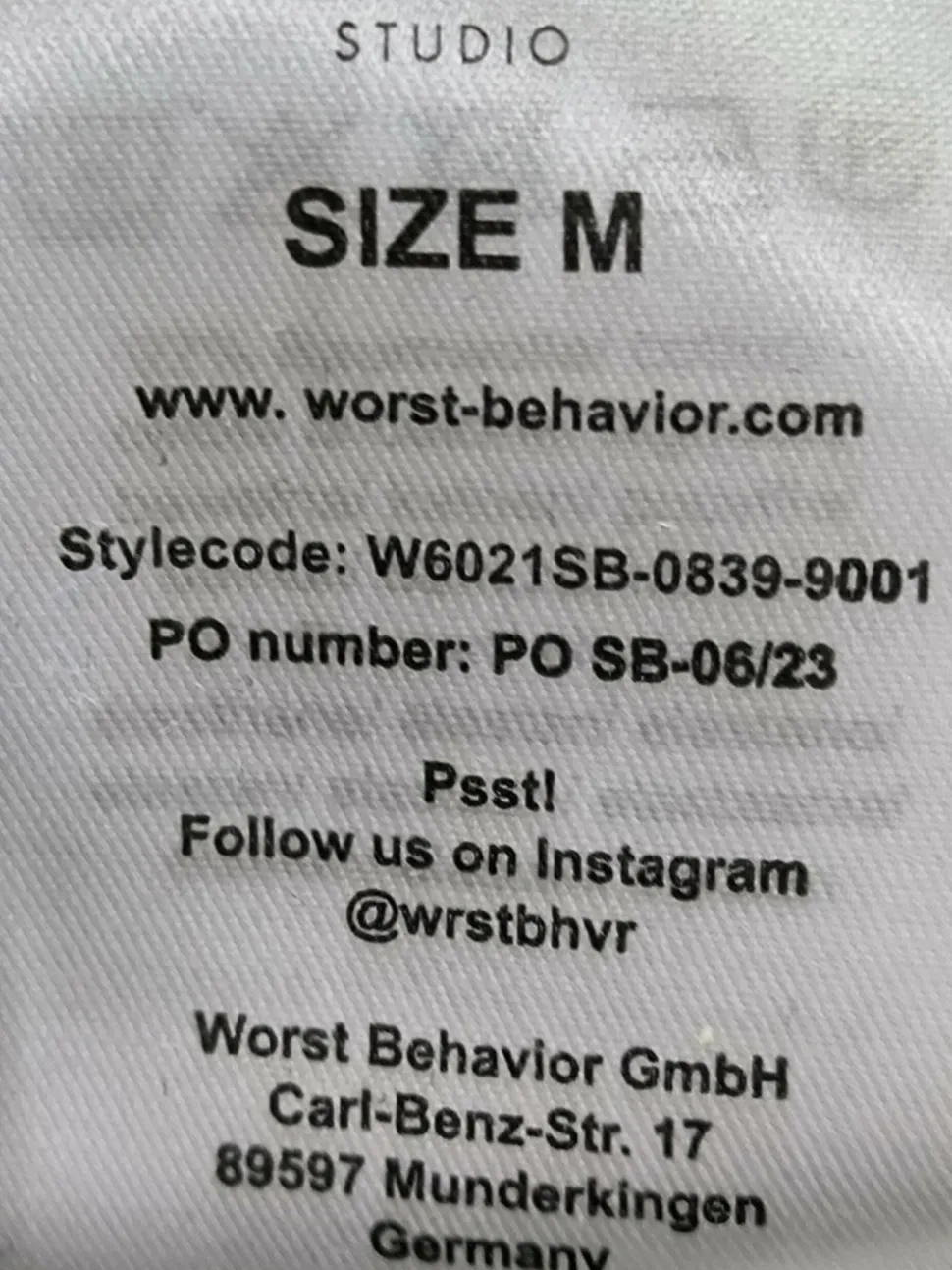 Longsleeve Größe 38