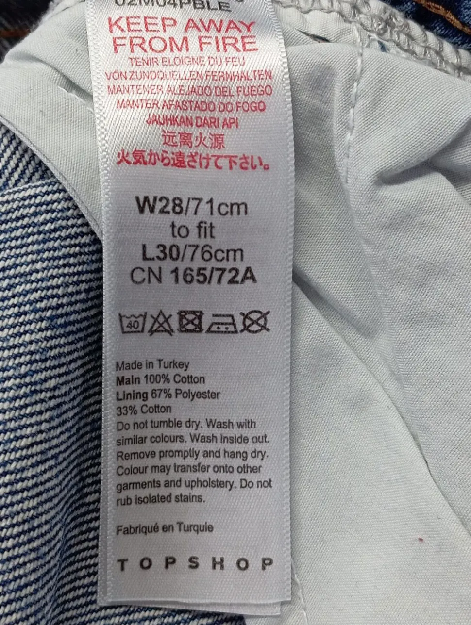 Mom-Jeans Größe 38