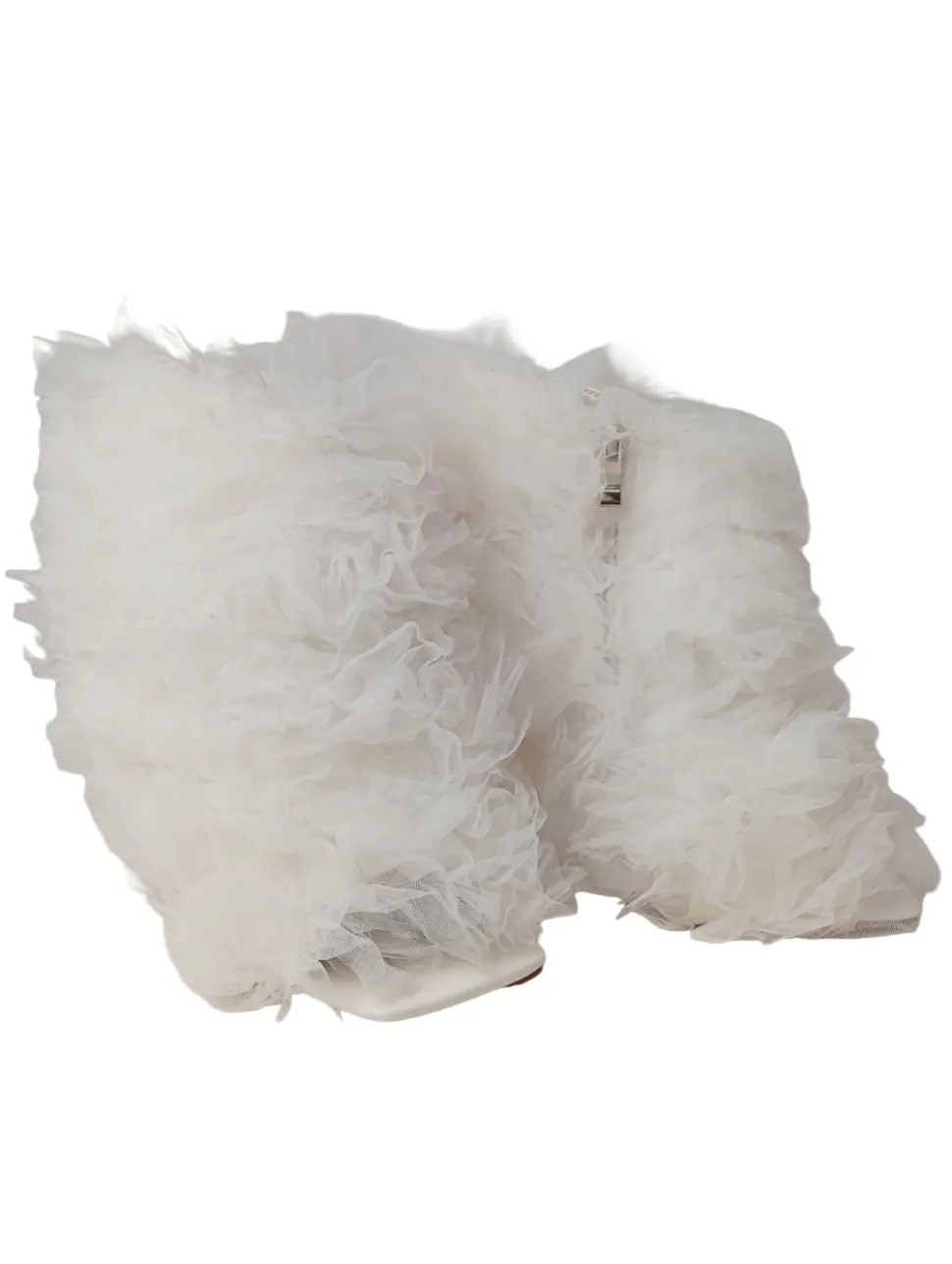 Peeptoe-Stiefeletten Größe 39,5