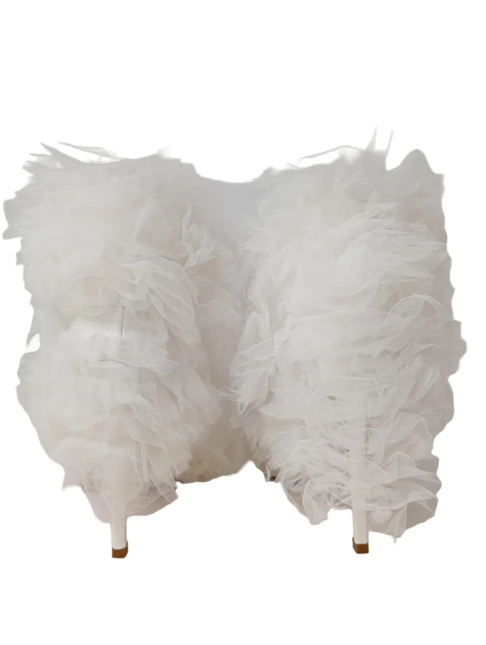 Peeptoe-Stiefeletten Größe 39,5