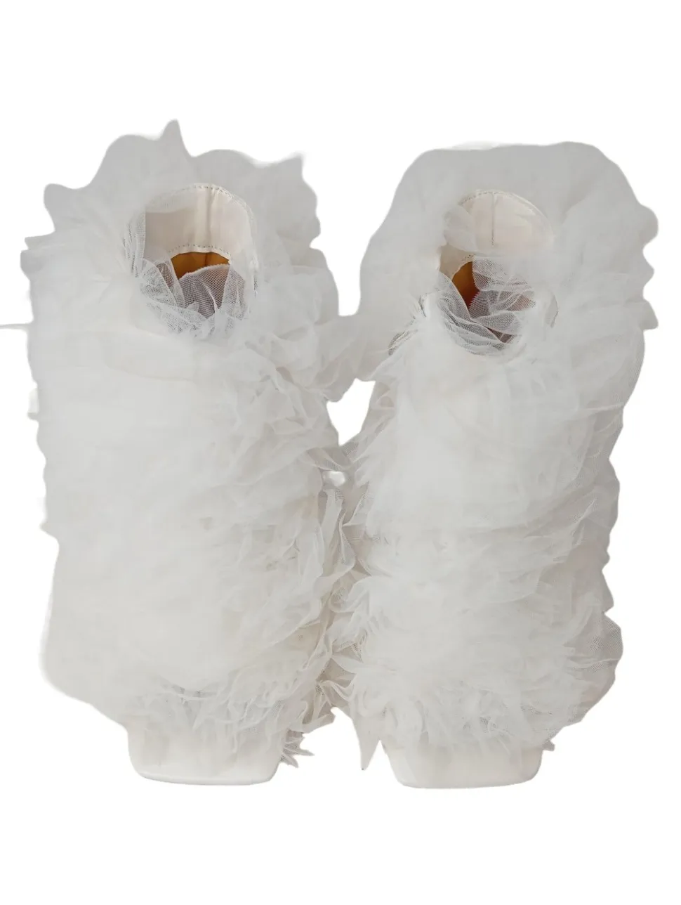 Peeptoe-Stiefeletten Größe 39,5