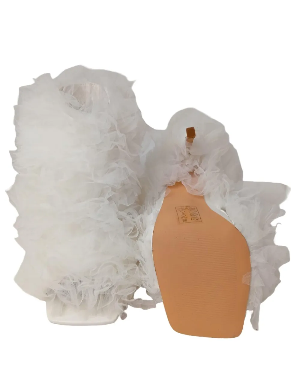 Peeptoe-Stiefeletten Größe 39,5