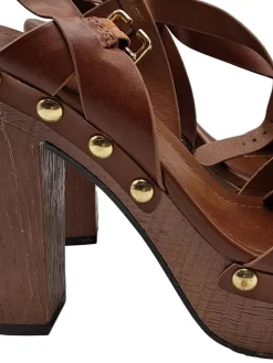 Plateau-Sandalen Größe 41